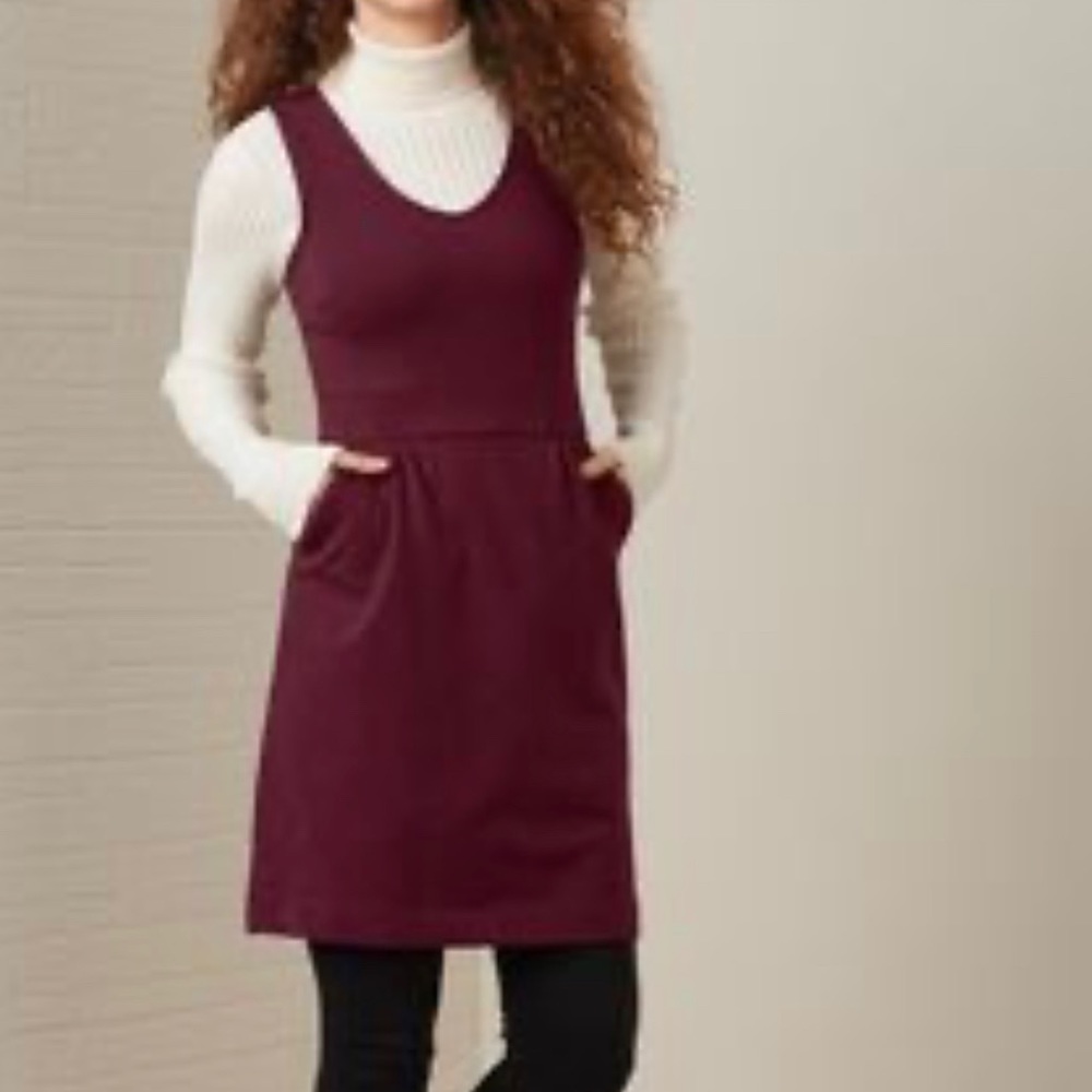 BAR III Maroon /Burgundy Red Zip up tank Dress